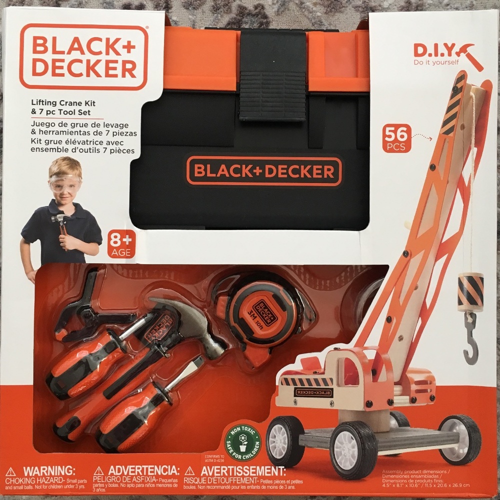 56 piece BLACK+DECKER Lifting Crane Kit
